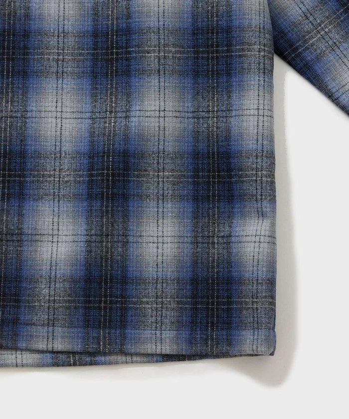 PENDLETON for BIOTOP / OPEN COLLAR SHIRT