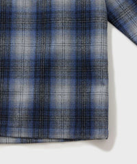 PENDLETON for BIOTOP / OPEN COLLAR SHIRT