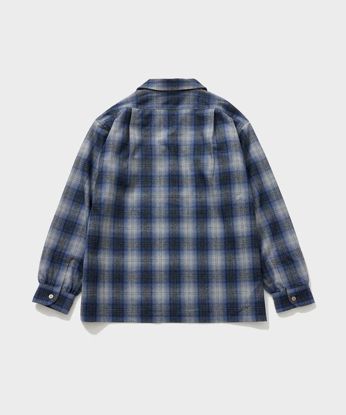 PENDLETON for BIOTOP / OPEN COLLAR SHIRT