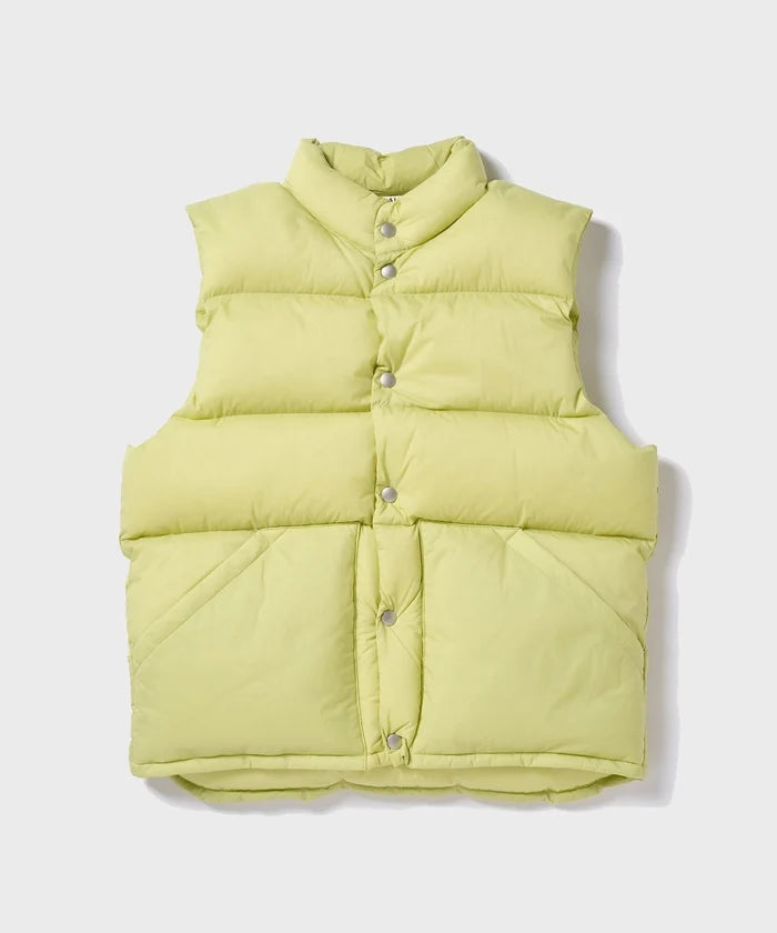 AURALEE 26AW SUPER LIGHT NYLON RIPSTOP DOWN VEST