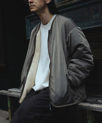 Goldwin for WILD LIFE TAILOR / X REVERSIBLE Dope Dyed Ripple Nylon Polartec Liner Jacket