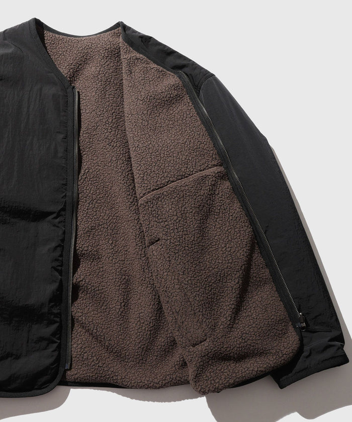 Goldwin for WILD LIFE TAILOR / X REVERSIBLE Dope Dyed Ripple Nylon Polartec Liner Jacket