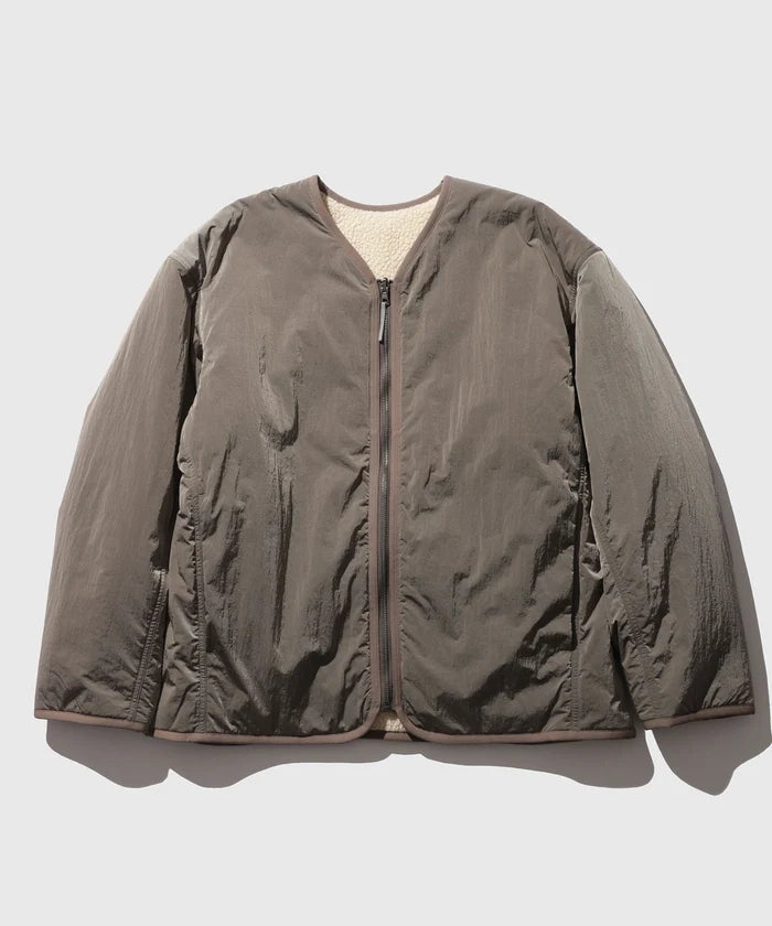 Goldwin for WILD LIFE TAILOR / X REVERSIBLE Dope Dyed Ripple Nylon Polartec Liner Jacket
