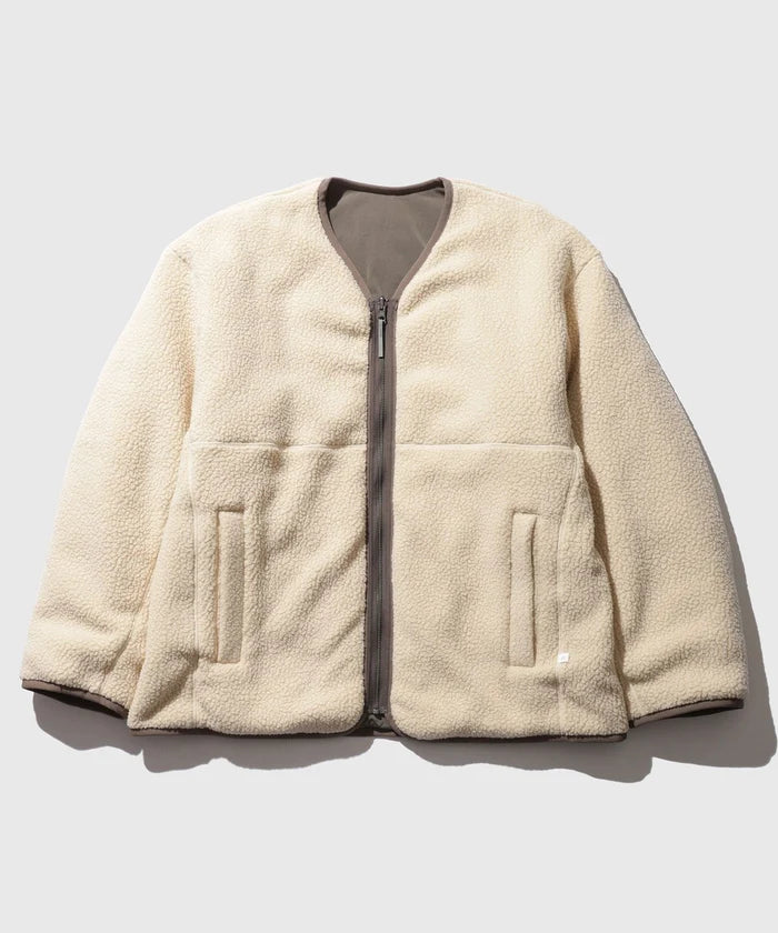 Goldwin for WILD LIFE TAILOR / X REVERSIBLE Dope Dyed Ripple Nylon Polartec Liner Jacket