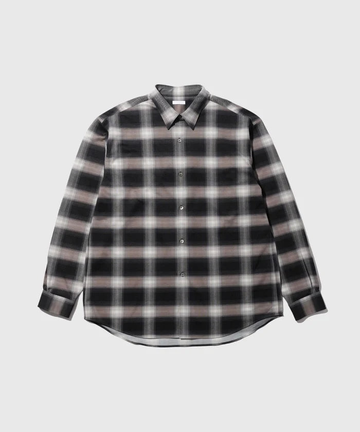 KANEMASA PHIL. for ADAM ET ROPE' / 28G Ombre Check Modest Shirt
