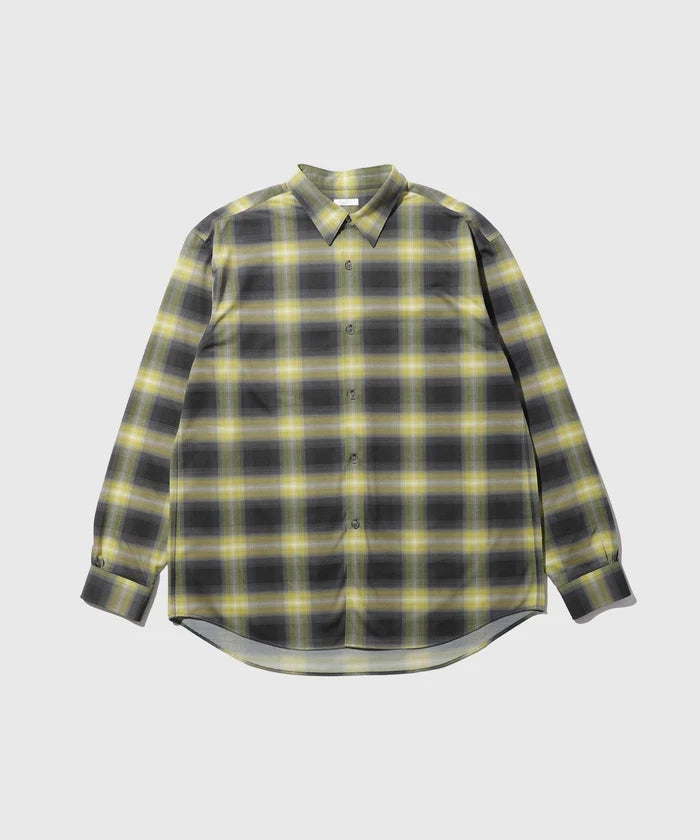 KANEMASA PHIL. for ADAM ET ROPE' / 28G Ombre Check Modest Shirt