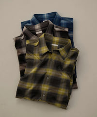 KANEMASA PHIL. for ADAM ET ROPE' / 28G Ombre Check Modest Shirt