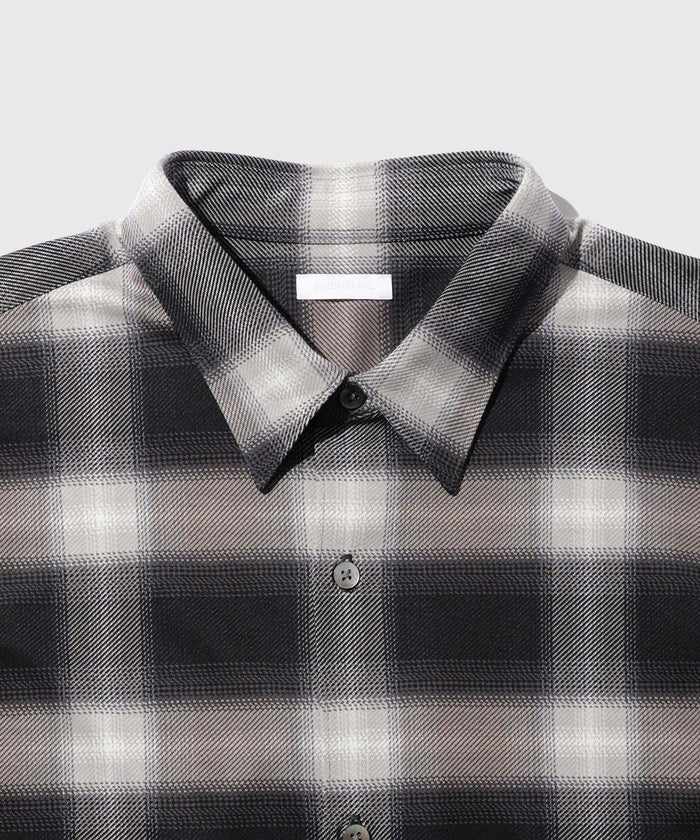 KANEMASA PHIL. for ADAM ET ROPE' / 28G Ombre Check Modest Shirt