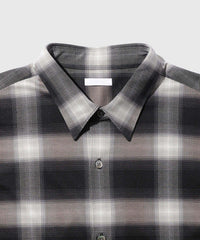 KANEMASA PHIL. for ADAM ET ROPE' / 28G Ombre Check Modest Shirt