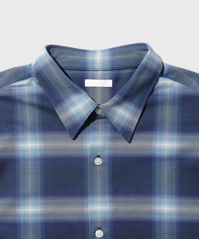 KANEMASA PHIL. for ADAM ET ROPE' / 28G Ombre Check Modest Shirt