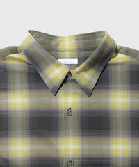 KANEMASA PHIL. for ADAM ET ROPE' / 28G Ombre Check Modest Shirt