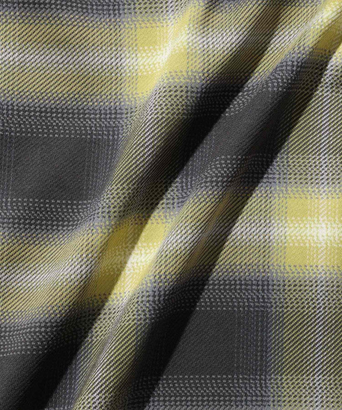 KANEMASA PHIL. for ADAM ET ROPE' / 28G Ombre Check Modest Shirt