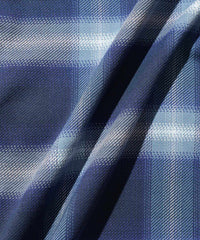 KANEMASA PHIL. for ADAM ET ROPE' / 28G Ombre Check Modest Shirt
