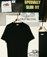 FRUIT OF THE LOOM for WILD LIFE TAILOR / EX SLIM FIT 2PCS PAC TEE