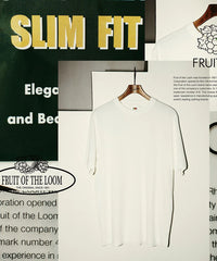 FRUIT OF THE LOOM for WILD LIFE TAILOR / EX SLIM FIT 2PCS PAC TEE
