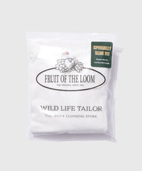 FRUIT OF THE LOOM for WILD LIFE TAILOR / EX SLIM FIT 2PCS PAC TEE