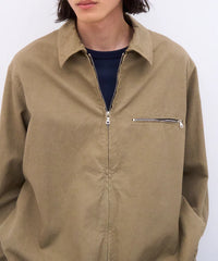 ATON 26AW COTTON GABARDINE | HARRINGTON JACKET
