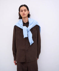ATON 26AW FIBRIL SILK TAFTA | WORK SHIRT