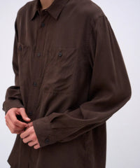 ATON 26AW FIBRIL SILK TAFTA | WORK SHIRT