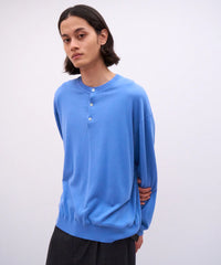 ATON 26AW SMOOTH SUVIN | HENRY NECK SWEATER