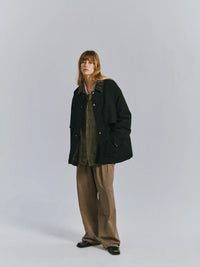 ANCELLM 26AW WOOL HALF JACKET