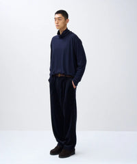 ATON 26AW FRESCA | LAYERED TURTLE NECK PULLOVER
