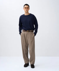 ATON 26AW FRESCA | LAYERED CREW NECK PULLOVER