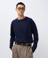 ATON 26AW FRESCA | LAYERED CREW NECK PULLOVER