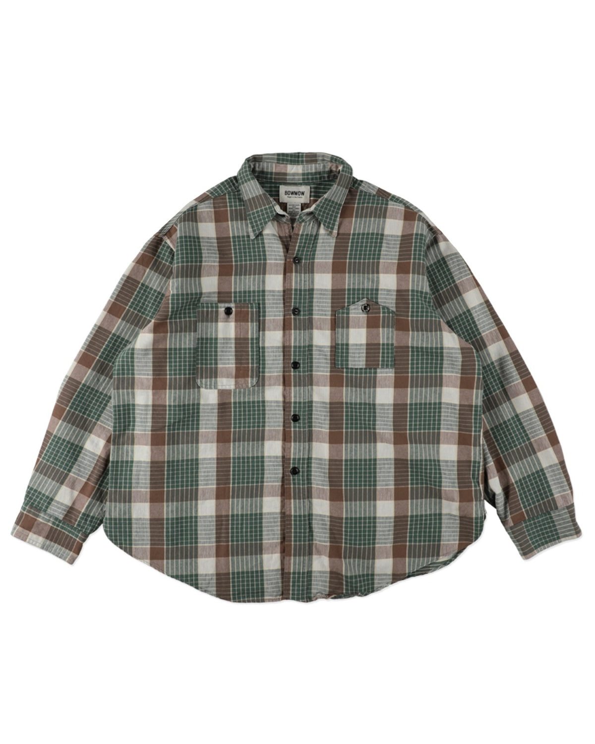 BOWWOW 26AW MOUNTAIN POCKET FLANNEL SHIRT