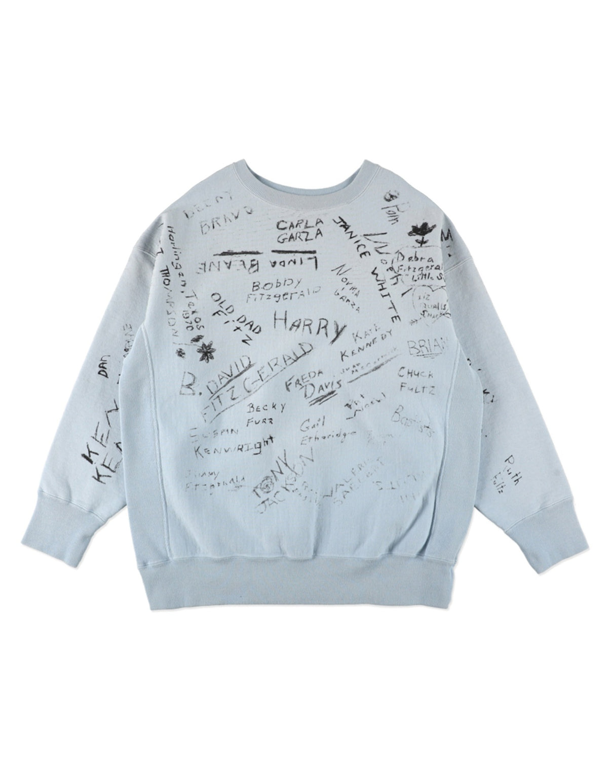 BOWWOW 26AW HANDWRITTEN MEMORIAL SWEATSHIRT