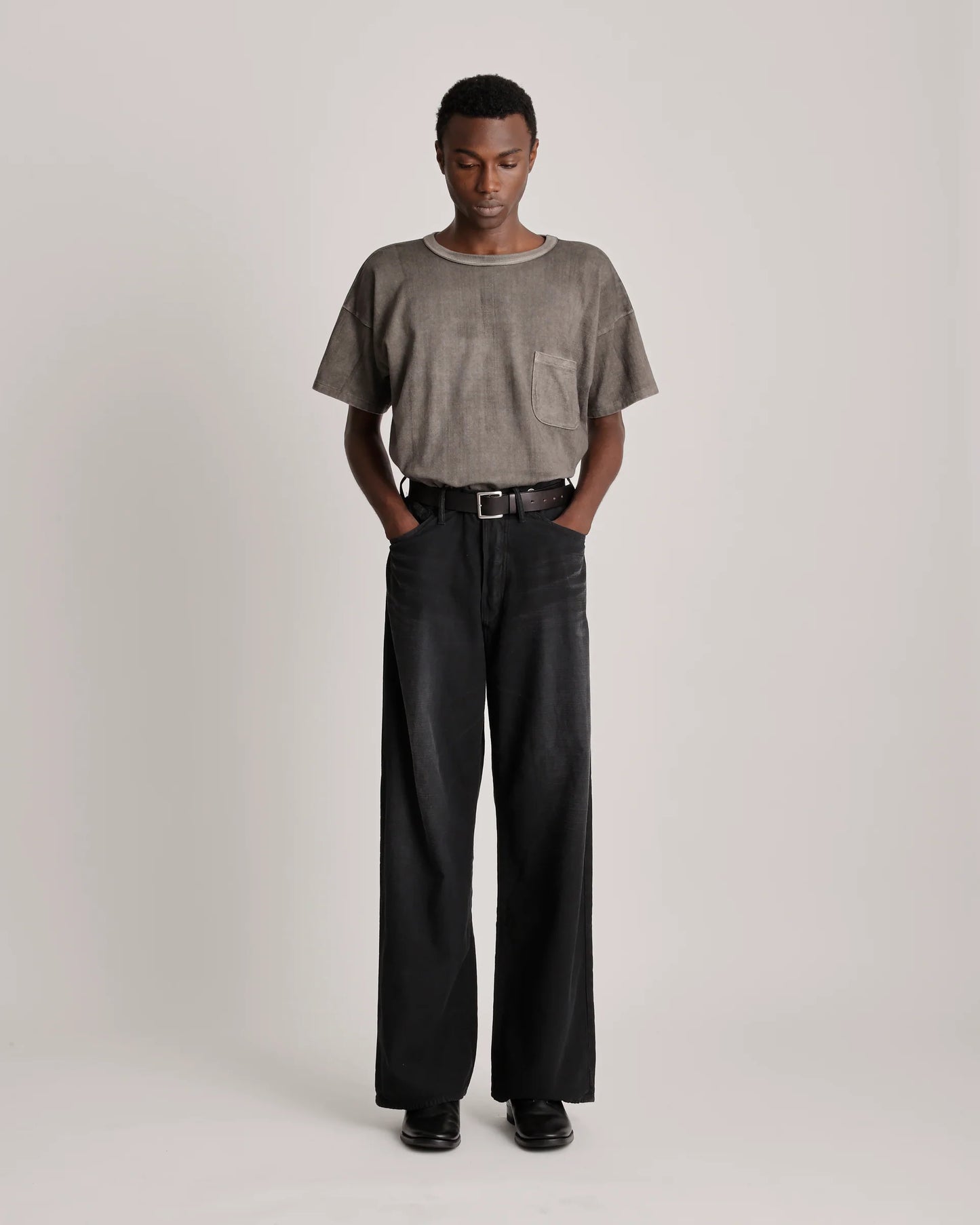 T.T 25AW BUCKLE-BACKED TROUSERS