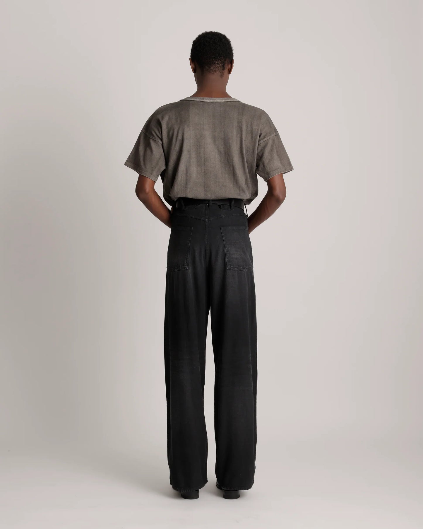 T.T 25AW BUCKLE-BACKED TROUSERS