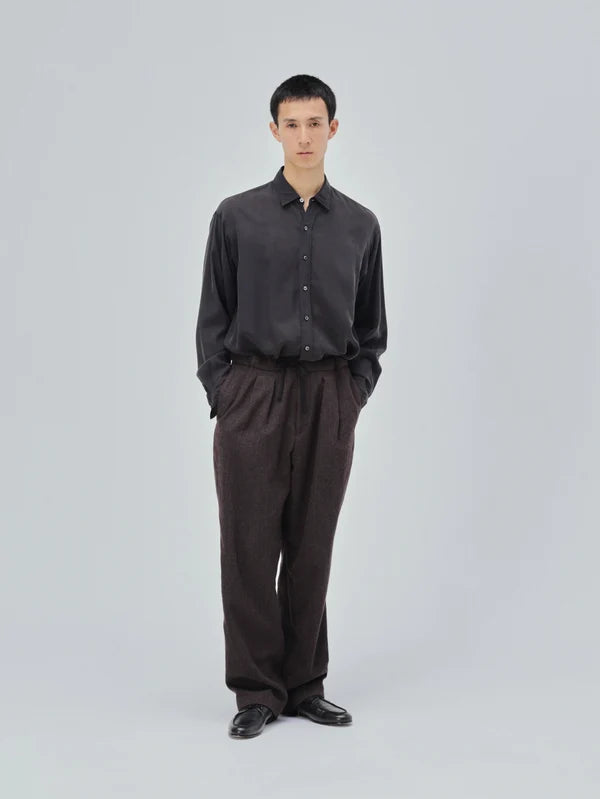 KAPTAIN SUNSHINE 26AW Wool Herringbone Easy Trousers