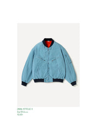 A.PRESSE 26SS Vintage Silk Cotton Test Pilot Model Jacket