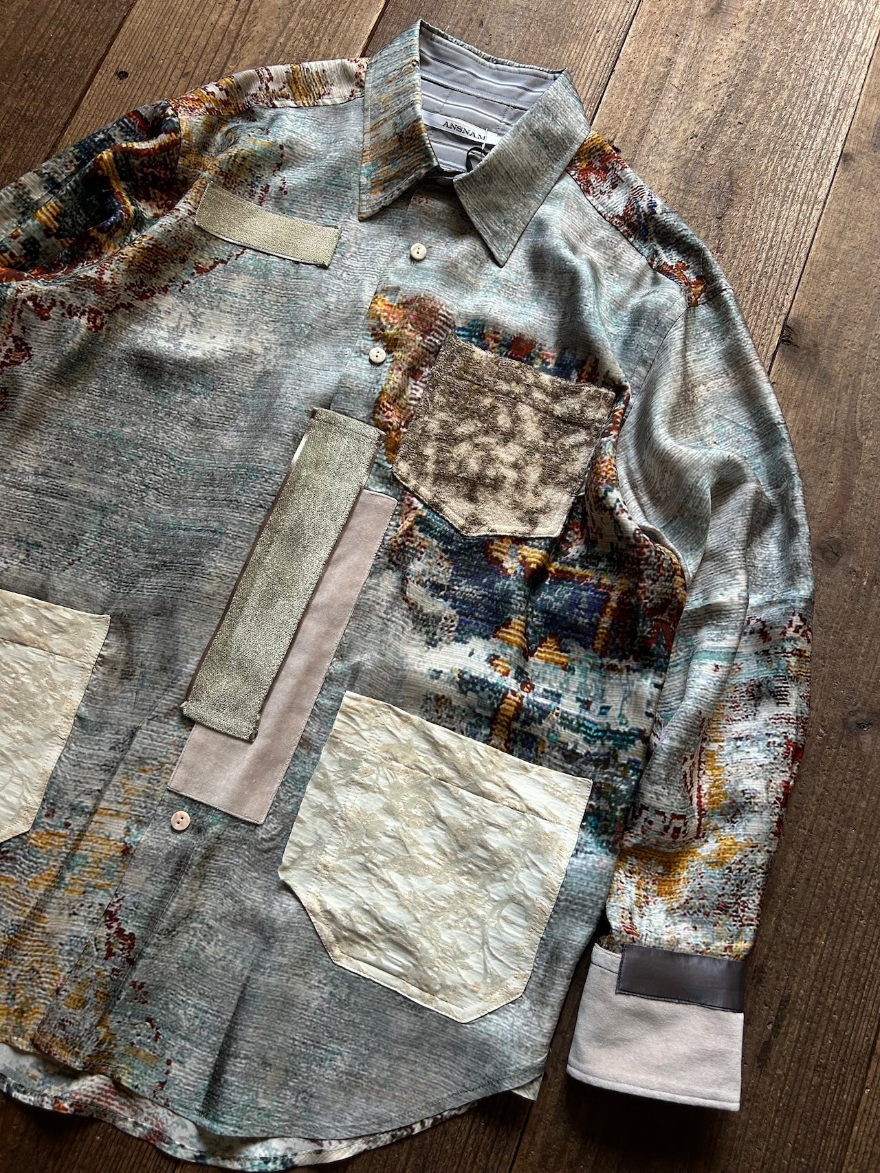ANSNAM / Patched Shirts Italian Fabric