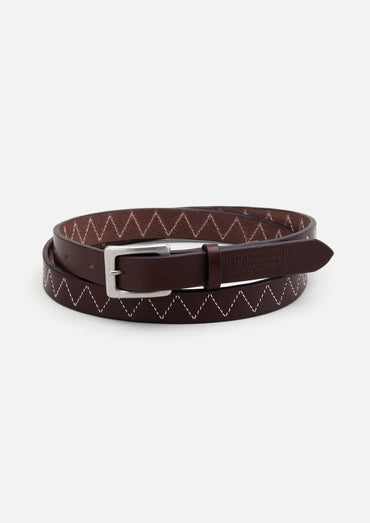 NEIGHBORHOOD 24AW LEATHER NARROW BELT