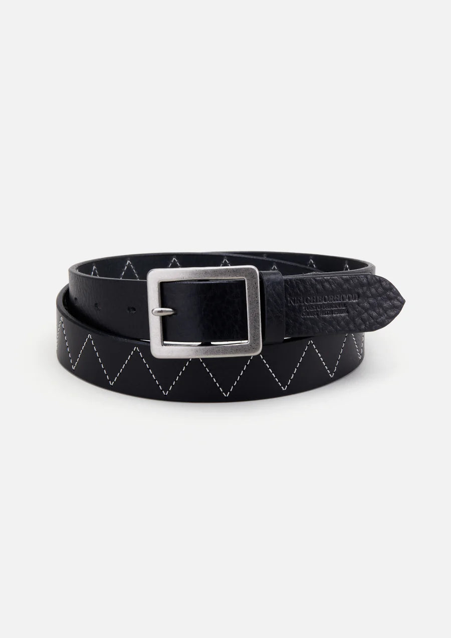 NEIGHBORHOOD 24AW LEATHER WIDE BELT