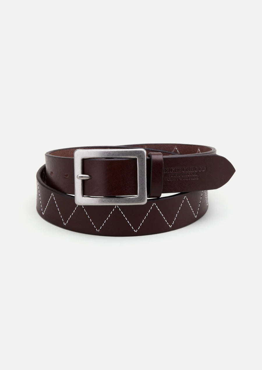 NEIGHBORHOOD 24AW LEATHER WIDE BELT