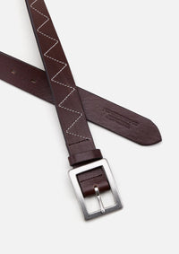 NEIGHBORHOOD 24AW LEATHER WIDE BELT