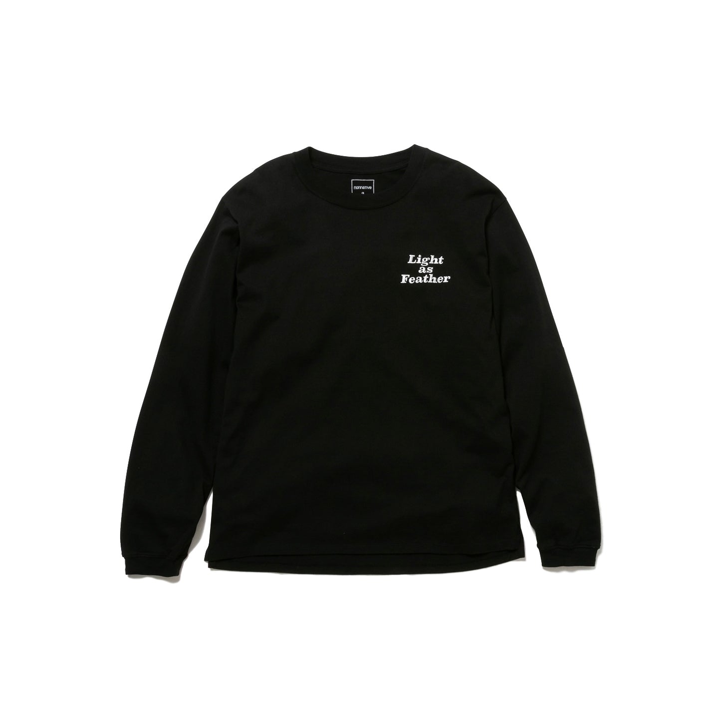 nonnative 24SS DWELLER L/S TEE "LIGHT AS A FEATHER"