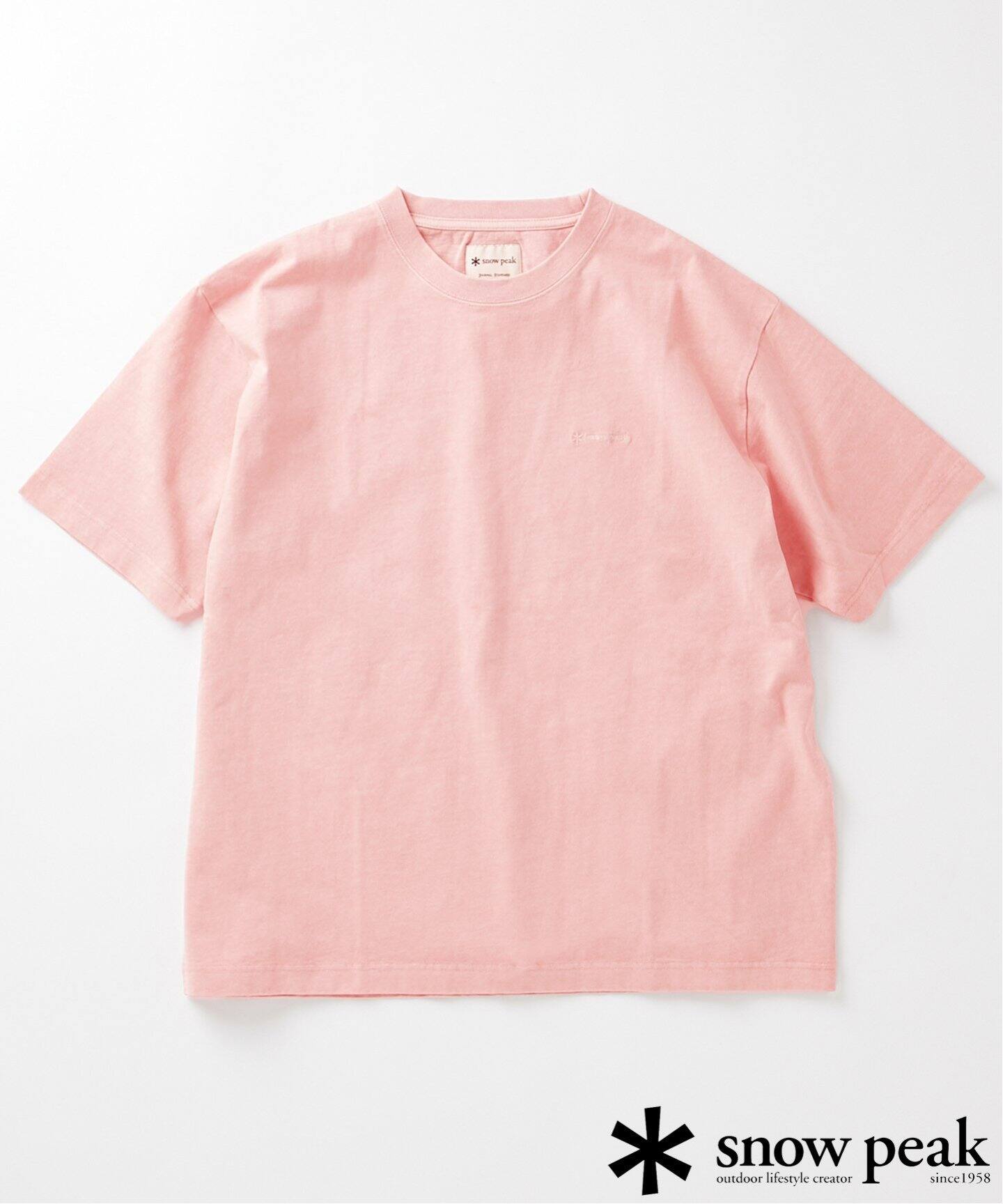 SNOW PEAK × JOURNAL STANDARD / 別注 Pigment Dyed Logo S/S Tshirt