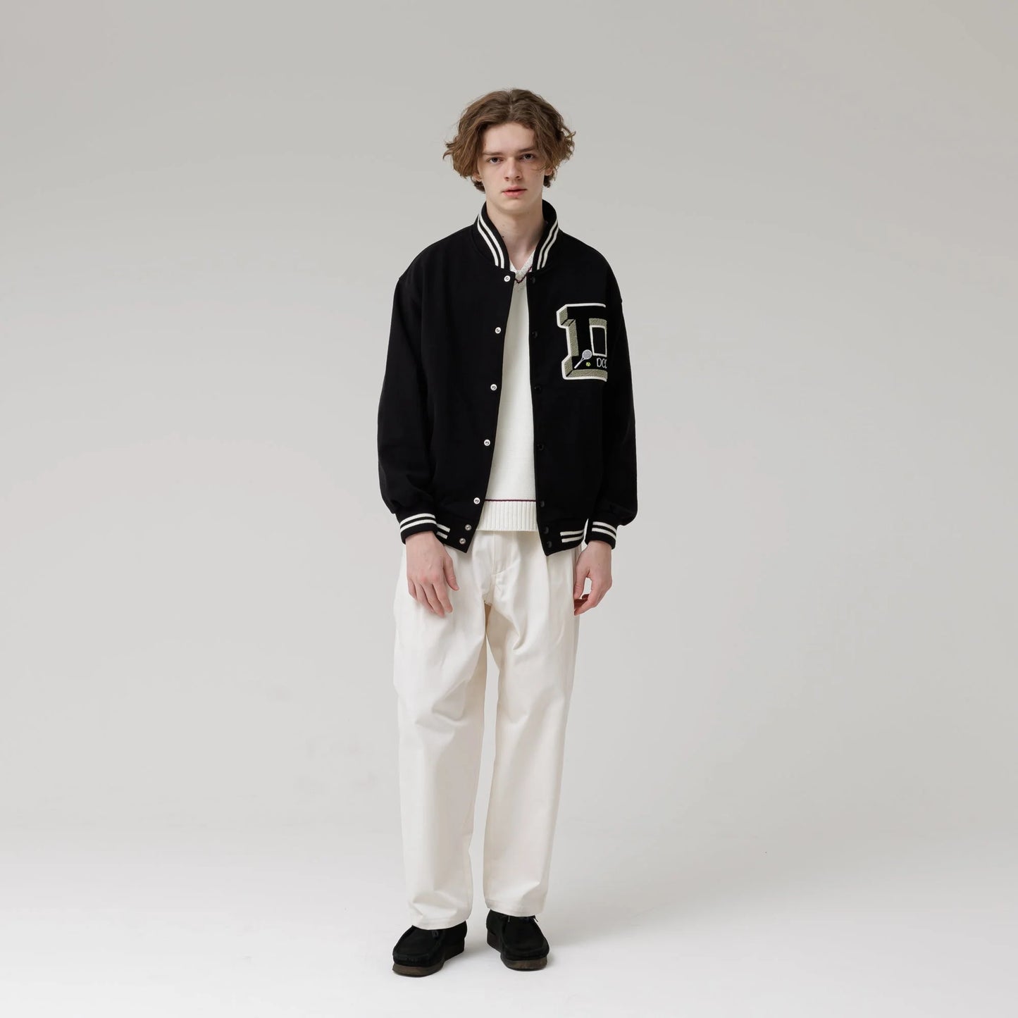 DESCENDANT 24SS QUE VERSITY JACKET