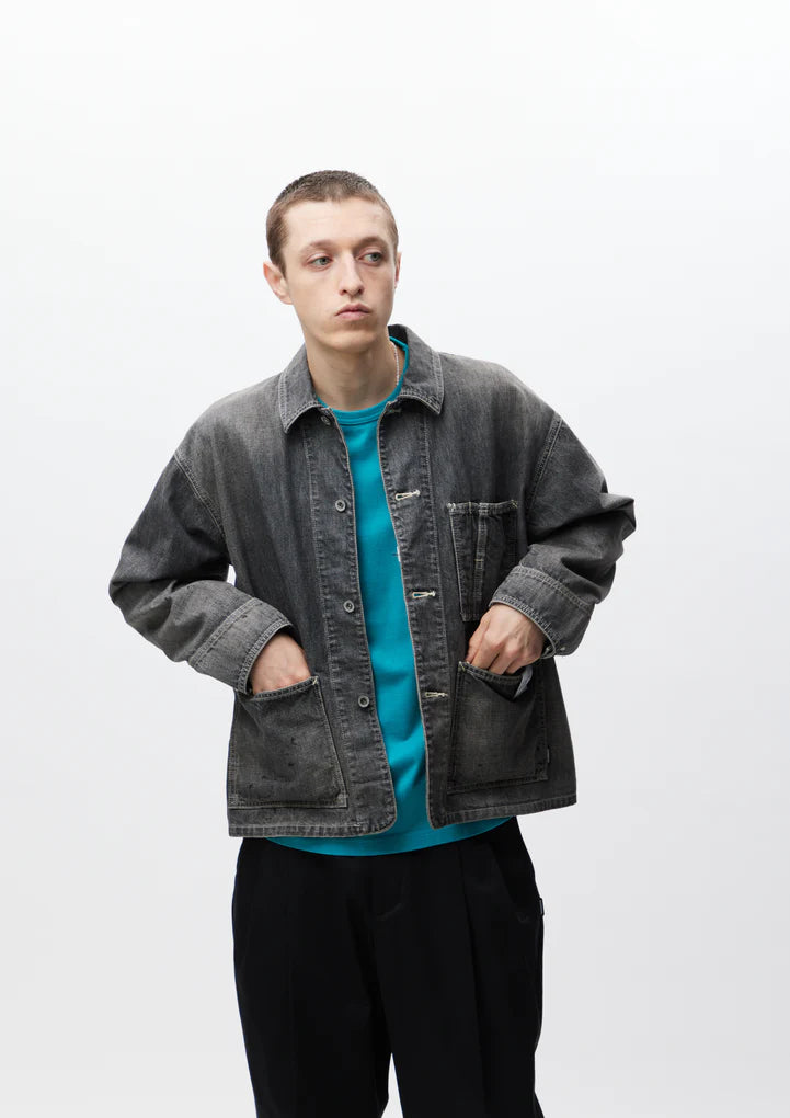 NEIGHBORHOOD 24SS WASHED SHORT COVERALL JACKET