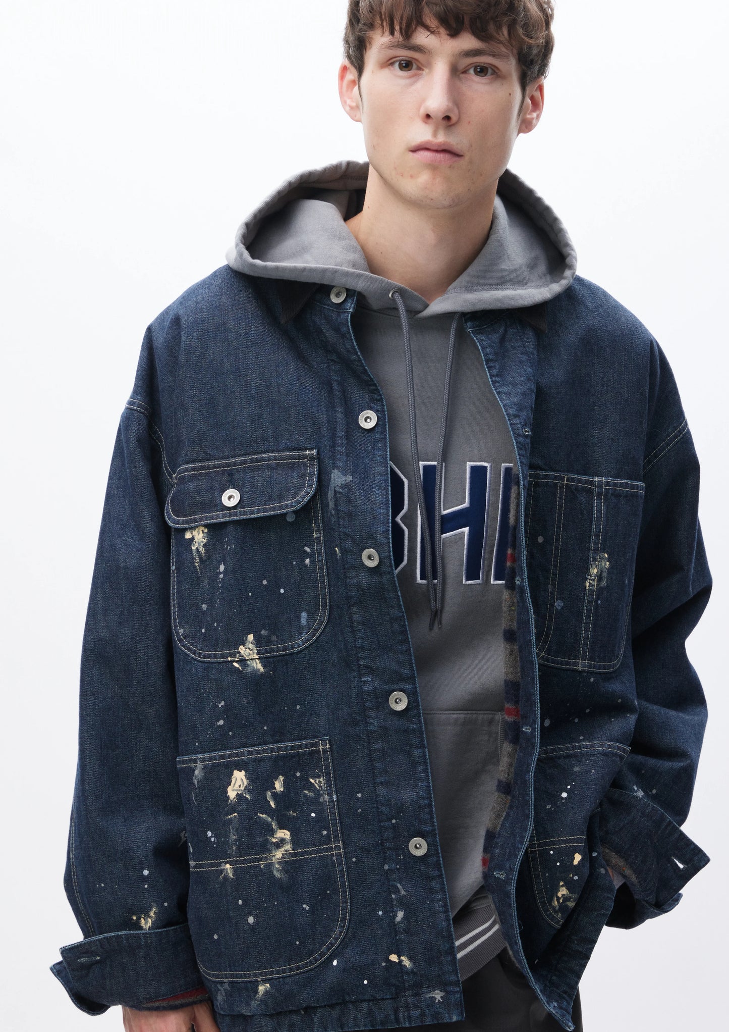 NEIGHBORHOOD 24AW CORDUROY COLLAR WASHED COVERALL JACKET