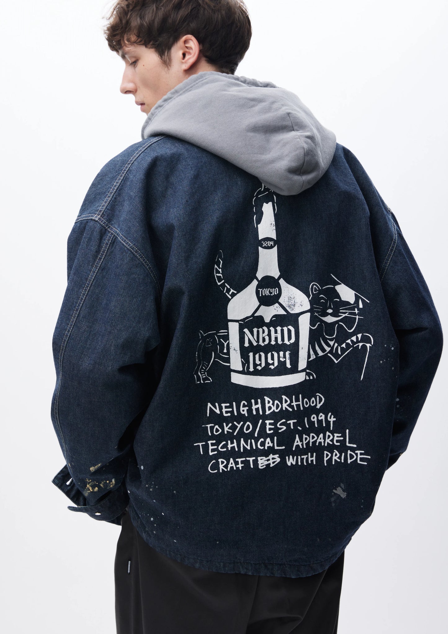 NEIGHBORHOOD 24AW CORDUROY COLLAR WASHED COVERALL JACKET