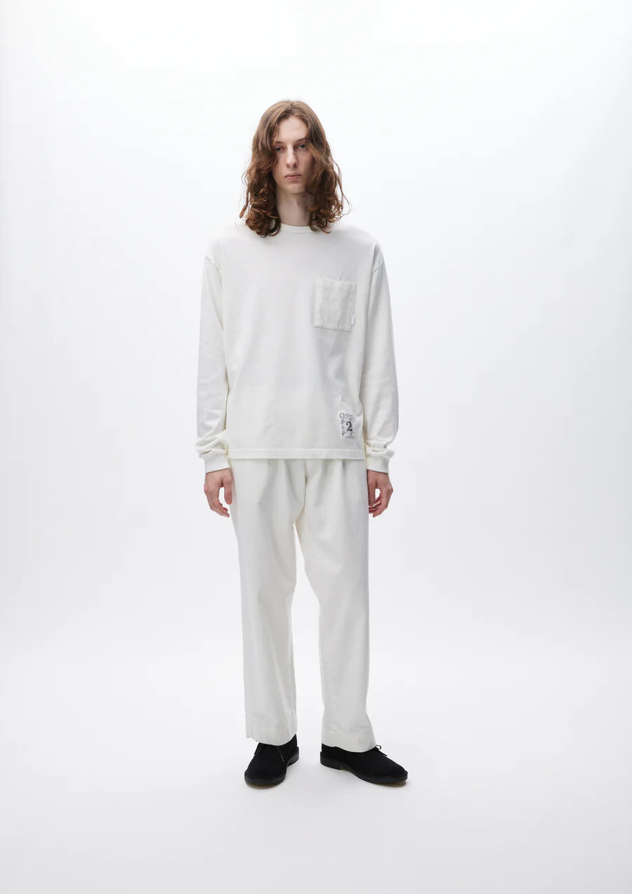 NEIGHBORHOOD 24AW BW . TUCK PANTS