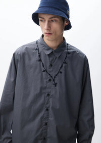 NEIGHBORHOOD 24AW CROSS EMBROIDERY SHIRT LS