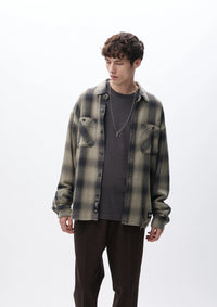 NEIGHBORHOOD 24AW SAVAGE BLOCK HOMBRE CHECK SHIRT LS