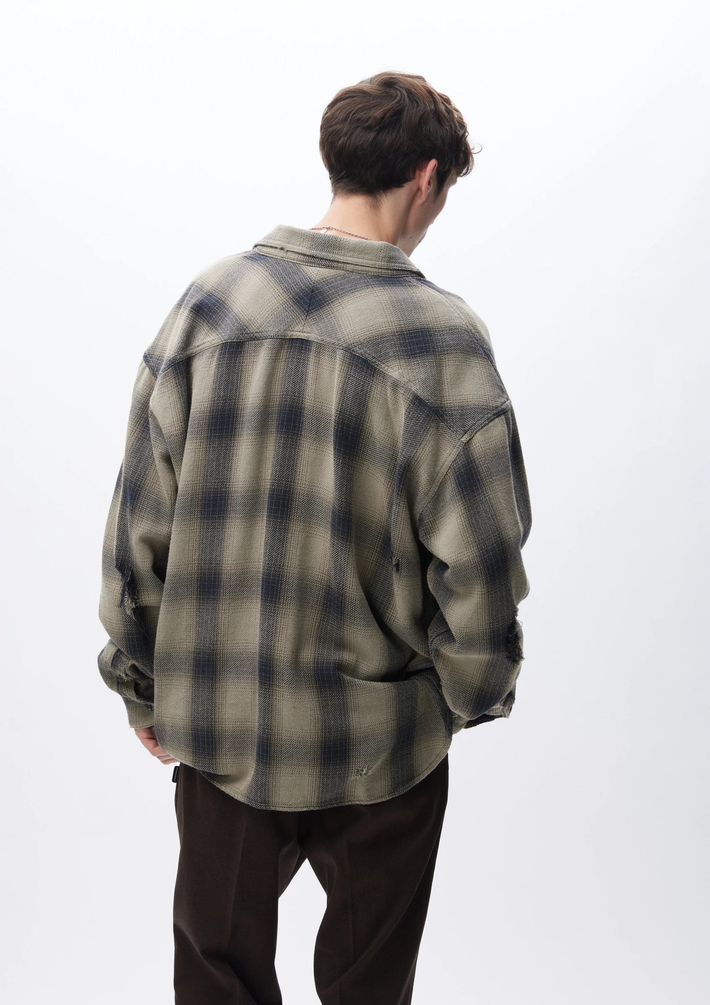 NEIGHBORHOOD 24AW SAVAGE BLOCK HOMBRE CHECK SHIRT LS