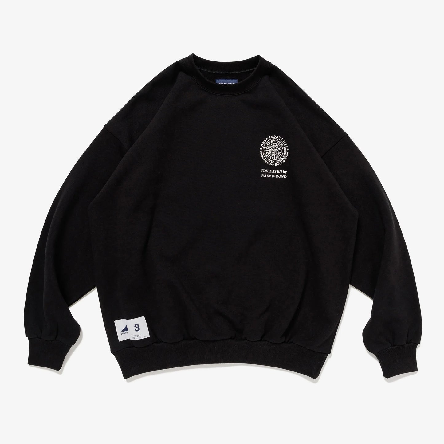 DESCENDANT 24AW SPOT STERN CREW NECK